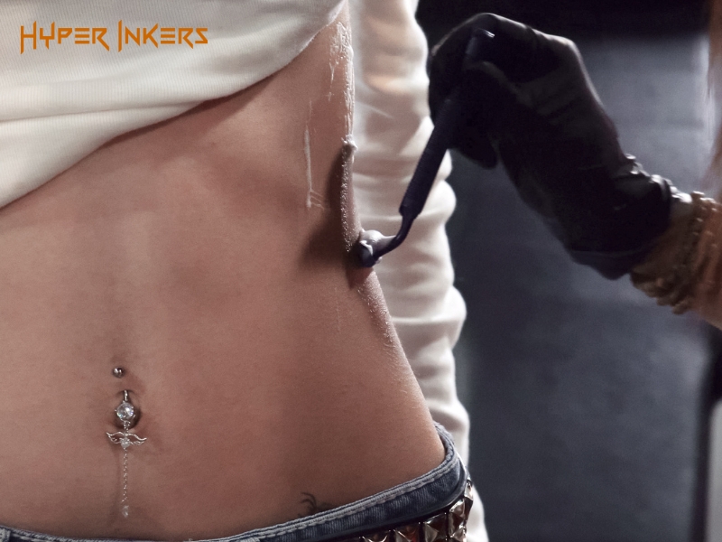 standard tattoo sizes - Hyper Inkers tattoo size and placement guide