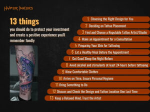 first tattoo preparation tips