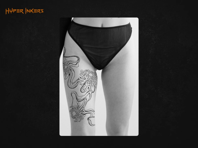 good areas for thin line tattoos - Hyper Inkers good areas for thin line tattoos