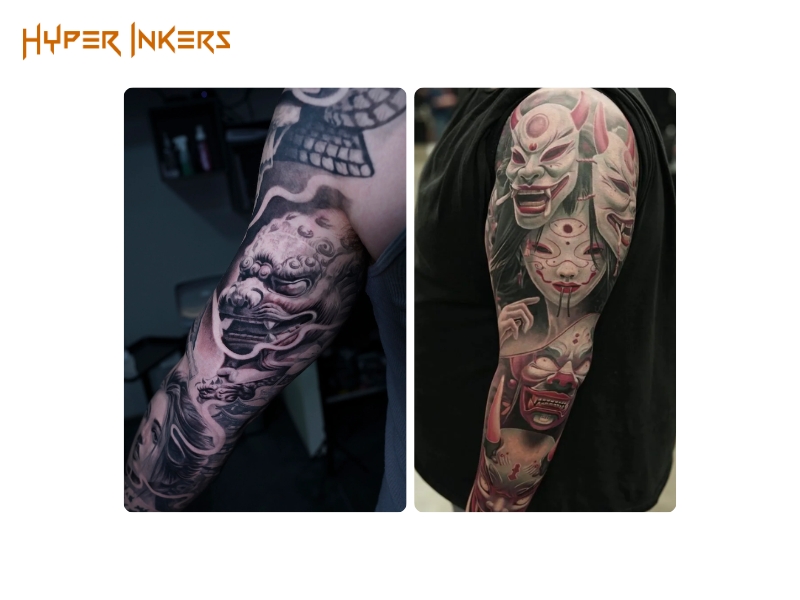 forearm sleeve to shoulder placement - Hyper Inkers forearm sleeve to shoulder placement