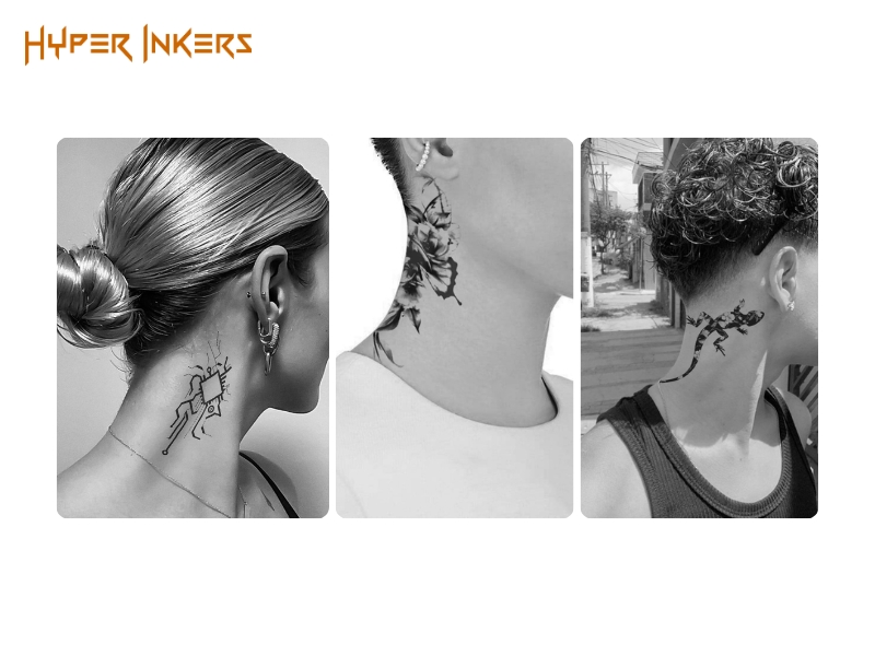 subtle neck tattoo placement spots - Hyper Inkers subtle neck tattoo placement spots