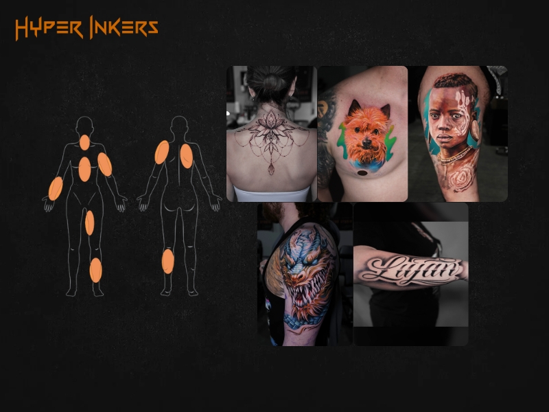 tattoo placement inspiration gallery - Hyper Inkers tattoo placement inspiration gallery