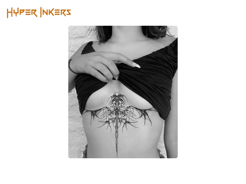 best placement for a sternum piece - Hyper Inkers best placement for a sternum piece