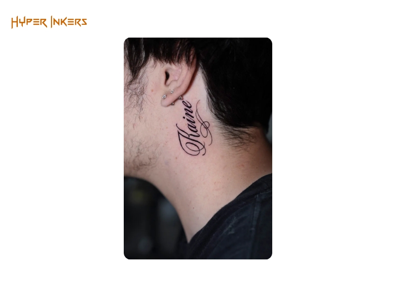 tattoos for behind the ear spot - Hyper Inkers For a bolder statement, a design extending down the neck offers a dramatic canvas for more intricate artwork.