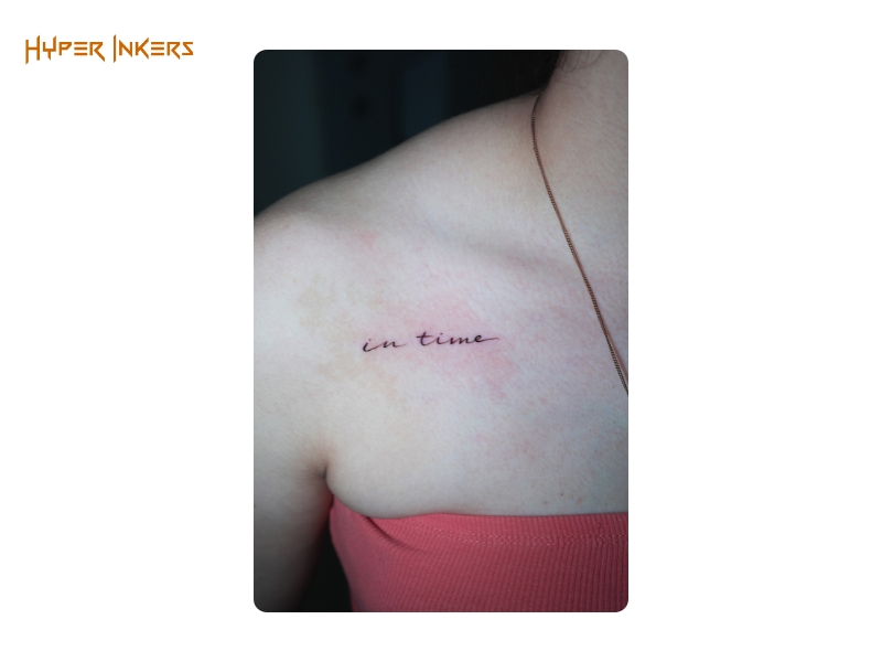 good places to get a fine line tattoo - Hyper Inkers The collarbone offers an elegant, high-longevity placement, demanding a higher tolerance for pain over the bone.