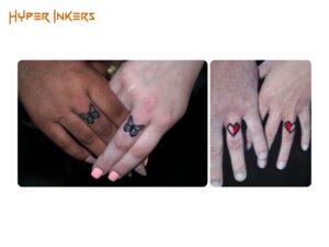 side finger tattoo spot