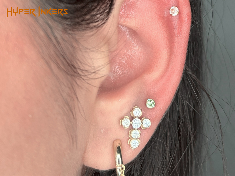 Top 4 Piercing Placements for Newcomers - Earlobe Piercings