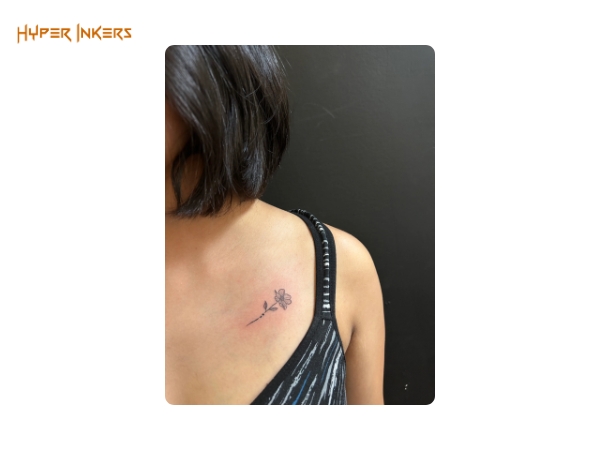 upper chest tattoo placement