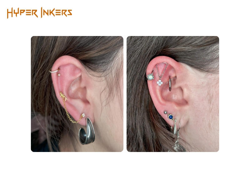 lady tattooers san antonio - Hyper Inkers piercing by Nicole.