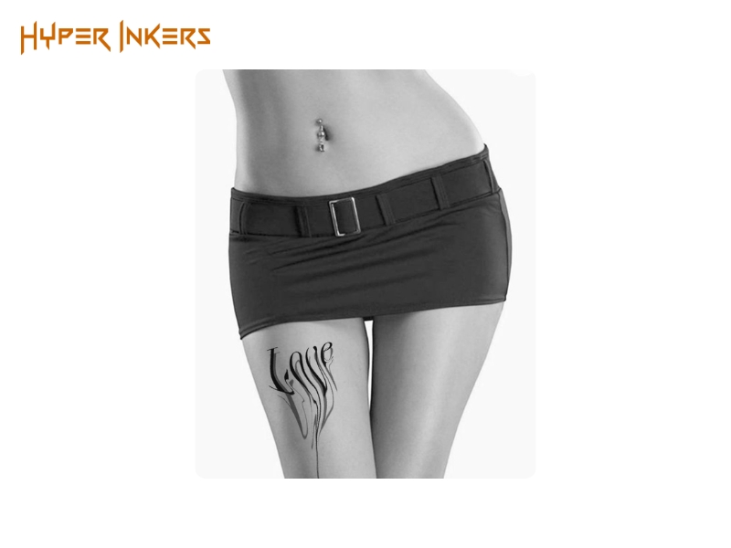 thigh tattoo placement to hide stretch marks - Hyper Inkers thigh tattoo placement to hide stretch marks