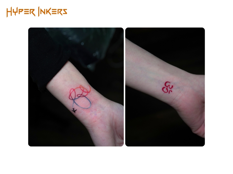 above the wrist bone tattoo - Hyper Inkers above the wrist bone tattoo