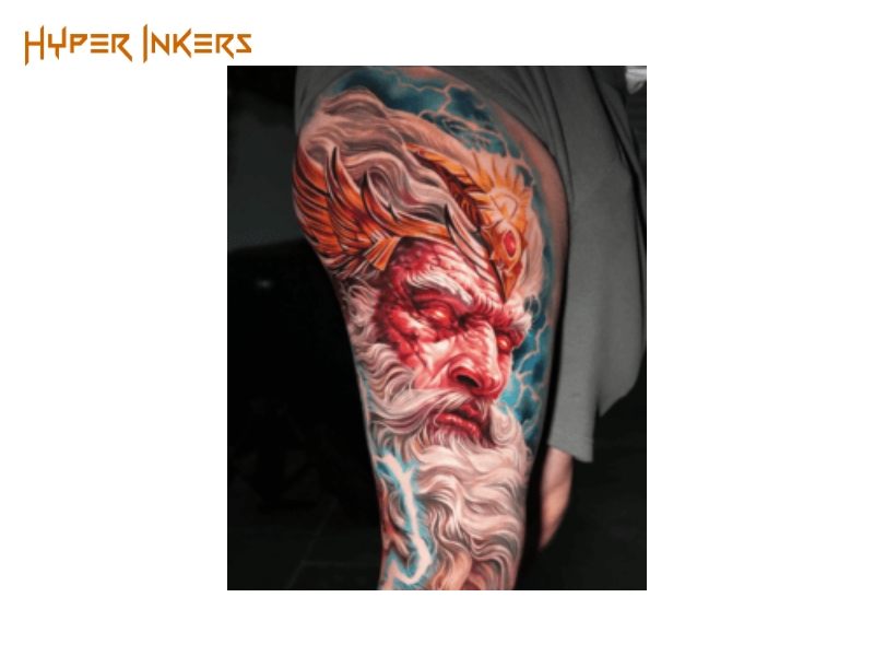 symmetrical thigh tattoos