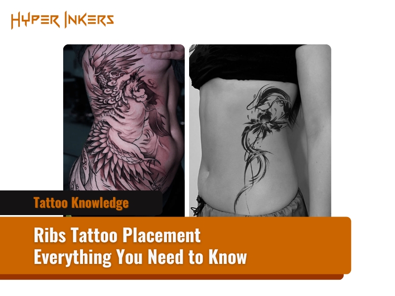 The ribcage offers a large, personal canvas for meaningful artwork.