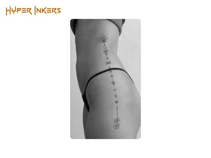 stomach to hip tattoo flow - Hyper Inkers stomach to hip tattoo flow