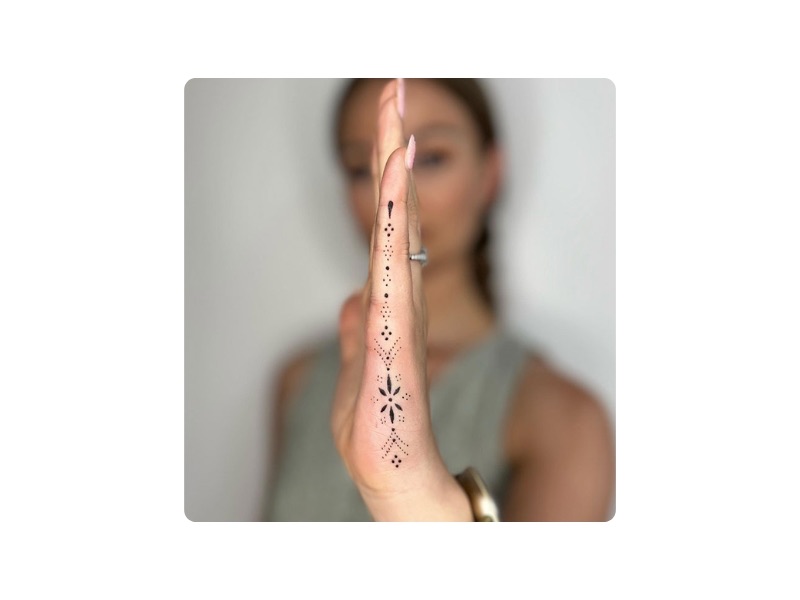 The side of the hand offers a discreet canvas for linear art but is highly susceptible to fading.