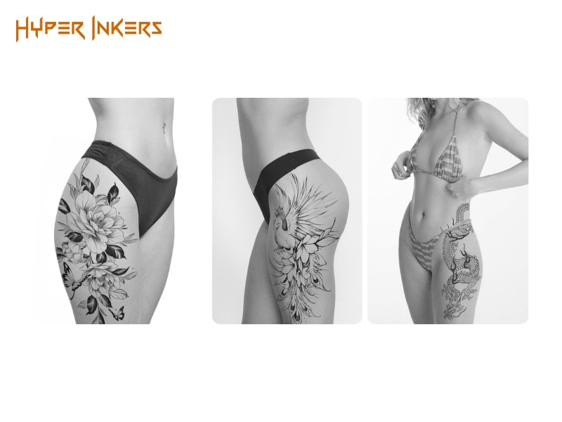 back of thigh tattoo ideas - Hyper Inkers back of thigh tattoo ideas
